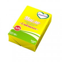 Масло сладкосливочное несоленое «Славянское» 70% 180 г