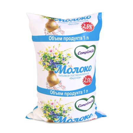 Молоко питьевое пастеризованное «Вкусное» 2,5% 1 л