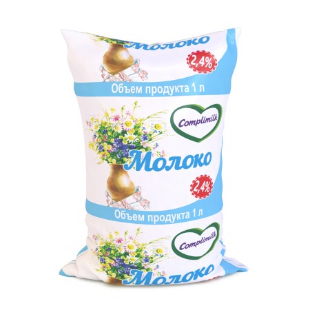 Молоко 2,4% 1 л