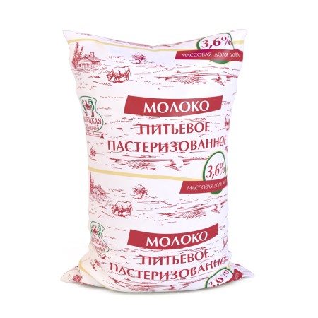 Молоко питьевое пастеризованное 3,6% 900 мл