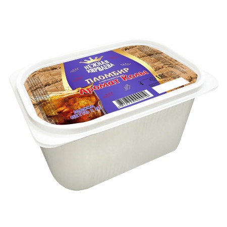 Мороженое пломбир с наполнителем «Аромат Колы» 12% 1 кг