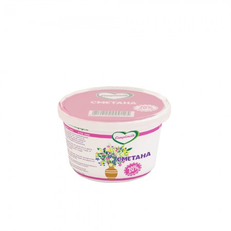 Сметана 20% 180 г