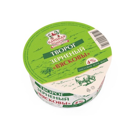 Творог «Вясковы» зерненый 4% 220 г